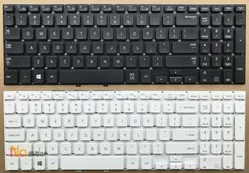 Новинка для Samsung NP270E5U 270E5V 270E5G 270E5J 270E5K 270E5R Черно-белая клавиатура американской версии