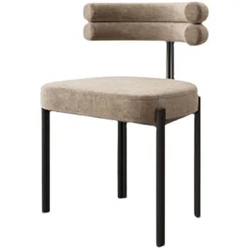 Обеденный стул Итальянский минималистичный креативный стул с полудуговой спинкой, домашний туалетный стул, стул для переговоров в кафе для отдыха