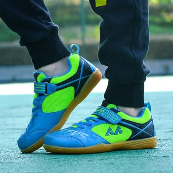 Профессиональная детская обувь для настольного тенниса, противоскользящие кроссовки для занятий пинг-понгом для школьников, теннисные туфли F802